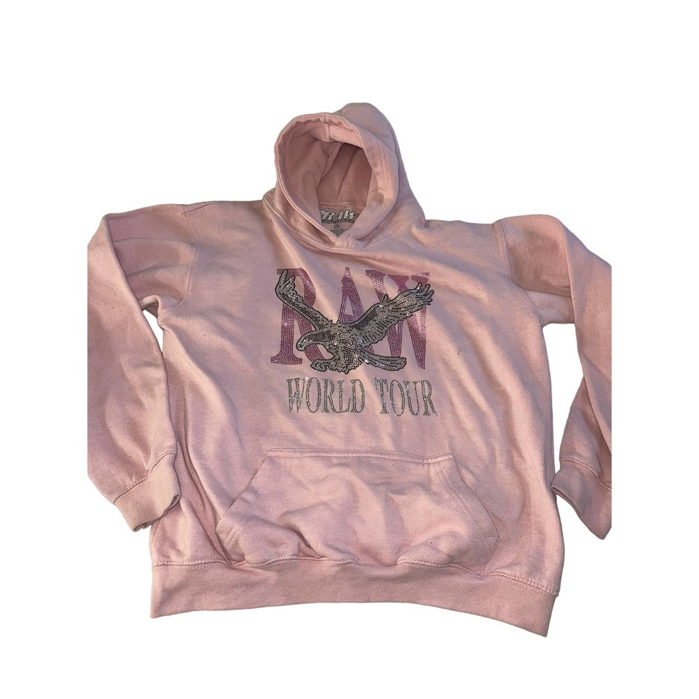 RAW World Tour Pink Bling Hoodie
